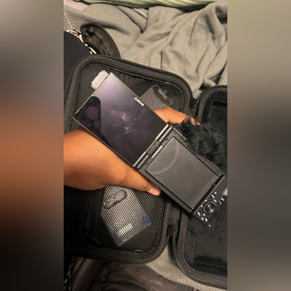 Sony ZV-1F with accessories